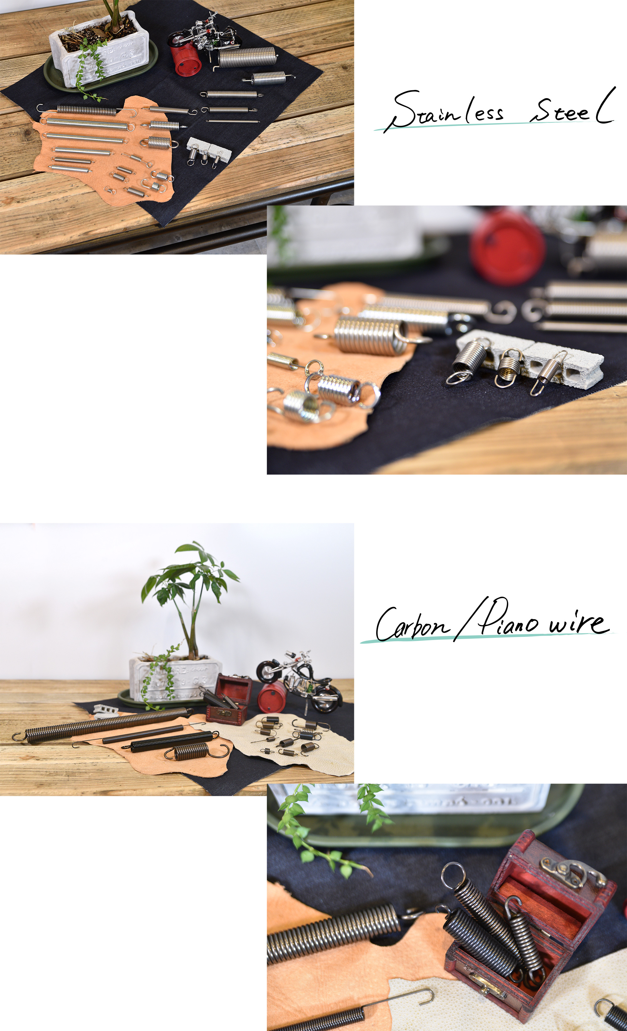 引きバネ（引張コイルバネ）